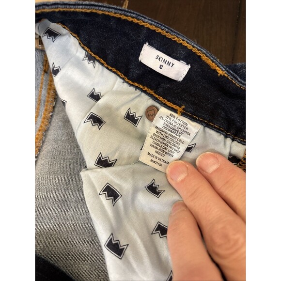 Crown & Ivy Mid Rise Skinny Jeans Size 10 Women’s Blue Slimming Denim - Picture 5 of 12